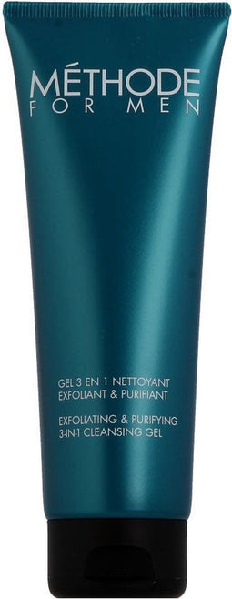 Jeanne Piaubert Méthode For Men Gel 3en1 Nettoyant Exfoliant & Purifiant 125 Ml