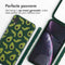 iMoshion Hoesje Geschikt voor iPhone Xr Hoesje Met Koord - iMoshion Siliconen design hoesje met koord - Groen / Avocado Green