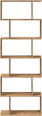 vidaXL - Kamerscherm - / - boekenkast - 6-laags - 70x24x193 - cm - hout - artisanaal