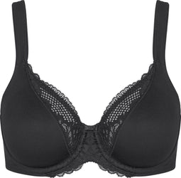Triumph Modern Lace+Cotton - Beha - Maat E80 - Zwart