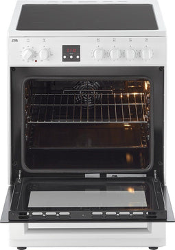ETNA FIV760WIT - Vrijstaand inductie fornuis - 4 kookzones - Elektrische oven 65L - Wit - 60 cm