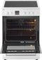 ETNA FIV760WIT - Vrijstaand inductie fornuis - 4 kookzones - Elektrische oven 65L - Wit - 60 cm