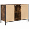 vidaXL - Wastafelkast - met - lades - 90x34,5x60 - cm - gerookt - eikenkleurig