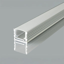 V-TAC VT-71005 - LED strip vloerprofiel opbouw met diffuser - 2 meter - Aluminium zilver