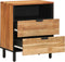 vidaXL - Nachtkastje - 50x33x62 - cm - van - Massief - Acaciahout