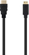 Nanocable 10.15.0902 - HDMI naar Mini HDMI Kabel - 1,8 m - Zwart