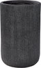 EANTIO - Bloempot - 30 x 30 x 49 cm - Zwart - Kleivezels