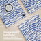 imoshion Tablet Hoes - Geschikt voor Samsung Galaxy Tab A9 Plus - 360° Draaibare Design Bookcase 2.0 - White Blue Stripes