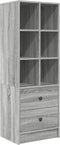 vidaXL - Hoge - Kast - Grijs - Sonoma - 45,5x34x127 - cm - Gemaakte - Hout