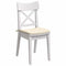 Zitkussens 4 pcs Creme 40 x 40 x 3 cm Katoen Stof