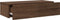 vidaXL - Wandschap - met - lades - 60x26,5x15 - cm - bewerkt - hout - bruin - eikenkleur
