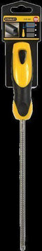 Stanley Ronde Vijl Bastaard 200 mm - Grof Vijlwerk - Ergonomische Handgreep - Geel