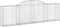 vidaXL - Schanskorven - 5 - st - gewelfd - 300x30x80/100 - cm - gegalvaniseerd - ijzer