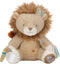 Little Dutch Safari Friends - Activiteitenknuffel Leeuw - Zachte vriend met texturen en bijtring - Beige