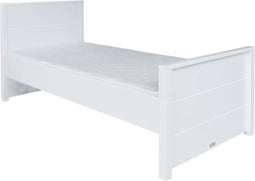 Bopita Bobby bed 90x200 met hoog hoofdeinde - Wit