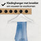 Infinity Goods Houten Kledinghangers - Inkeping en Broeklat - Wit