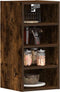 vidaXL - Hangkast - 30x29,5x60 - cm - bewerkt - hout - gerookt - eikenkleurig