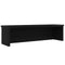 vidaXL - Keukenrek - stapelbaar - 50x15x16 - cm - bewerkt - hout - zwart
