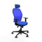 Piqueras y Crespo 1D036G2 - Bureaustoel - Hoofdsteun en verstelbare hoogte - Blauw