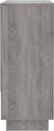 vidaXL - Dressoir - 97x31x75 - cm - bewerkt - hout - grijs - sonoma - eikenkleurig