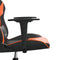 vidaXL - Gamestoel - kunstleer - zwart - en - oranje