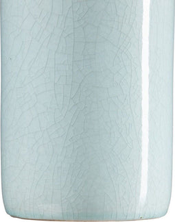 Vaas 15,5 x 15,5 x 32,5 cm Keramisch Turkoois