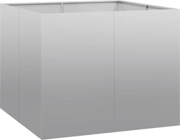 vidaXL - Plantenbak - 100x100x80 - cm - gegalvaniseerd - staal