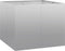 vidaXL - Plantenbak - 100x100x80 - cm - gegalvaniseerd - staal