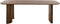 Light & Living Deens Ovale Eettafel Aymara - Hout - 220 x 100cm