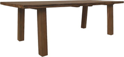 HSM Collection -Rechthoekige eettafel tuin - 200x100x76 - Naturel - Teak