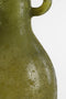 Mica Decorations Rioja Fles Vaas met Handgreep - H75 x Ø18 cm - Gerecycled Glas - Donkergroen