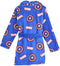 Badjas kinderen - Fleece - Marvel Blauw- 5 Jaar