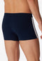 Schiesser 95/5 - Heren Shorts 3-pack - Biologisch katoen met sportieve strepen - donkerblauw (3-pack)