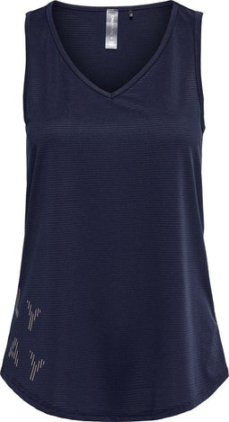 Only Play Miley - Mouwloze Sporttop - B-dry technology - Maritime Blue - Maat XS