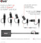 Club 3D CAC-1611 - USB Gen1 Type-C/-A naar Dual HDMI (4K/30Hz) / VGA (1080/60Hz) - Zwart