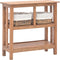 vidaXL - Wandtafel - 69x28x70 - cm - massief - mahoniehout