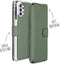 Accezz Hoesje Geschikt voor Samsung Galaxy A32 (5G) Hoesje Met Pasjeshouder - Accezz Xtreme Wallet Bookcase - Lichtgroen