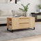 vidaXL - Salontafel - 102x44,5x50 - cm - bewerkt - hout - sonoma - eikenkleurig