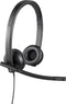 Logitech H570e UC - Headset - USB-A - Ruisonderdrukkende microfoon - Zwart
