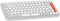 Logitech POP Icon Keys - Draadloos Bluetooth Toetsenbord - Comfortabel Typen en Aanpasbare Action Keys - Wit/Oranje