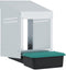vidaXL - Kippennestkast - 1 - compartiment - wandmontage - gegalvaniseerd - staal
