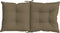 vidaXL - Stoelkussens - 6 - st - lage - rug - 100x50x7 - cm - stof - gemêleerd - taupe