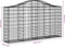 vidaXL - Schanskorven - 10 - st - gewelfd - 200x30x100/120 - cm - ijzer
