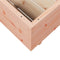vidaXL - Plantenbak - 70x70x49,5 - cm - massief - douglashout