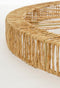 Mica Decorations Ludy Wandspiegel - H5 x Ø60 cm - Jute - Lichtbruin
