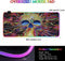 RGB Gaming Muismat 900x400mm XXL 13 LED Lichteffecten Glad Oppervlak Antislip Computer PC en Laptop Skeleton Muismat