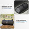 Remax RB-M55 - Bluetooth Speaker - 15W Surround Sound - IPX6 Waterdicht - RGB Verlichting - Zwart
