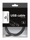 Gembird USB 2.0 kabel - 3m - Vergulde contacten - Zwart
