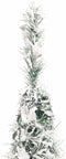 vidaXL - Kunstkerstboom - pop-up - met - sneeuw - 200 - LED's - 210 - cm