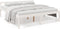 vidaXL - Seniorenbed - massief - grenenhout - wit - 200x200 - cm